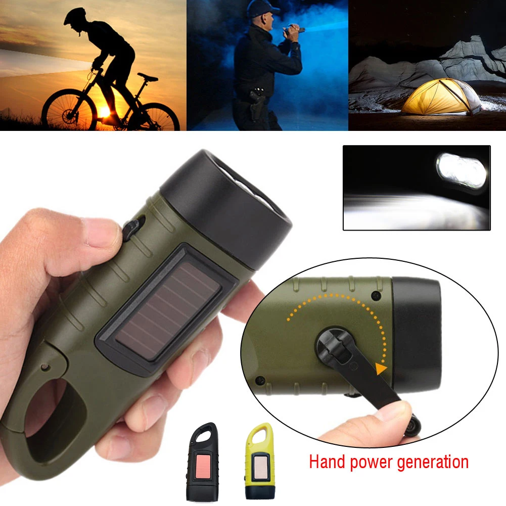 LED-zaklamp Handzwengel Op zon - Fishing Boat Navigation Light recensie en prijs